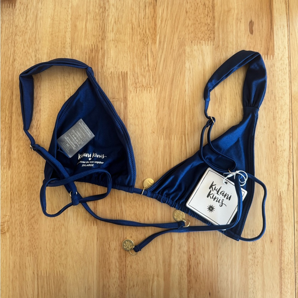 NWT Kulani Kinis Slide Bralette Bikini Top - Picture 8 of 10